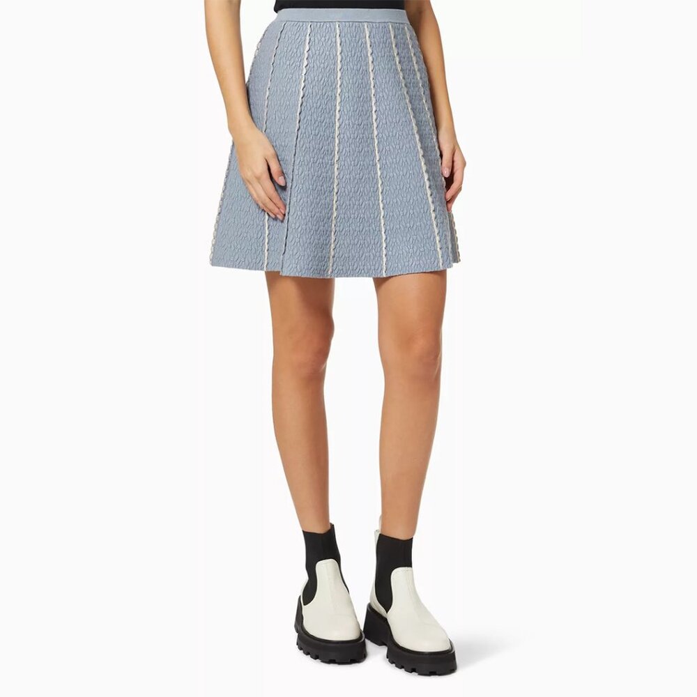 NWT Sandro Blue Matching Skirt Size 2/M